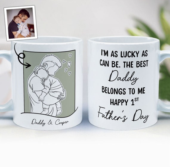 Personalized Dad Coffee Mug, Dad Mug With Kids Names, Fathers Day Gift From Kids, Custom Dad And Kids Photo, Dad Gift From Kids, Gift Ideal