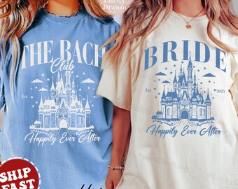 Camisa personalizada para despedida de solteira Comfort Colors®, Bach de luxo, produtos para despedida de solteira, presentes para festa de noivado, camisa para viagem de Bach, Bach do clube social