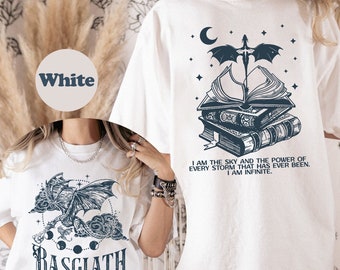 Basgiath War College Double Sides Shirt, Dragon Wing Shirt, Dragon Rider Shirt, The Empyrean Series, Violet Xaden Fantasy Bookish Shirt