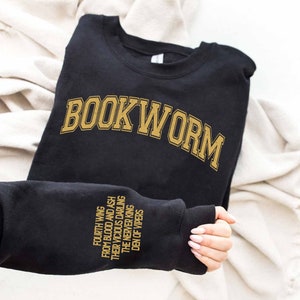 Bookworm sweatshirt, bookish shirt, book club sweatshirt, Bookworm Sweater, book sweatshirt, book club gift, Book Lover Gift, Book Crewneck