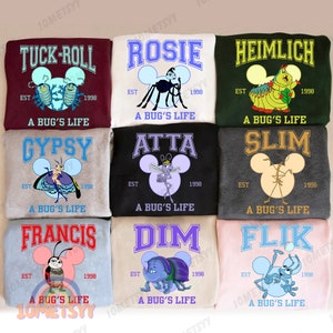 A Bug&#39;s Life Disney Custom Shirt, Bug Life Matching Disney Unisex Tshirt, A Bug&#39;s Life Shirt, Family Birthday Gift Adult Kid Toddler Tee