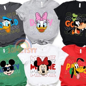 Disney Familien Shirts, Disney Squad Urlaub Outfit, personalisierte Disneyworld Gruppe T Shirts, Disneyland Gruppe T-Shirts, individuelles Familiengeschenk