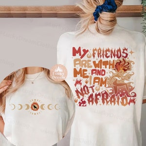 Crescent City Fan Comfort Colors 2 Sided Shirt, Lehabah Shirts, My Friends Are With Me, Crescent City Light It Up Tee, Gift For Book Lover