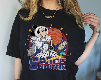 Disneyland Vintage Space Mountain Mickey Shirt, Space Mountain Shirt, Family Vacation Shirt, Disney Vacation, Disney Family Shirt,