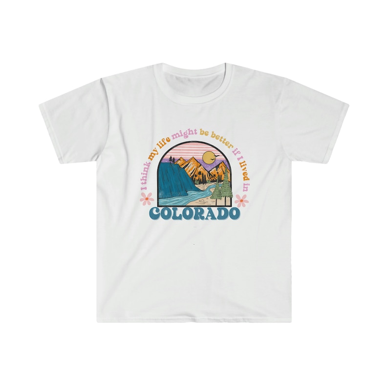 Colorado Shirt Granola Girl Granola Aesthetic Moving To Colorado Mountain Shirt Hiking Shirt Outdoorsy Shirt White