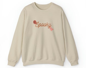 Suéter de otoño de Halloween espeluznante de fantasmas lindos