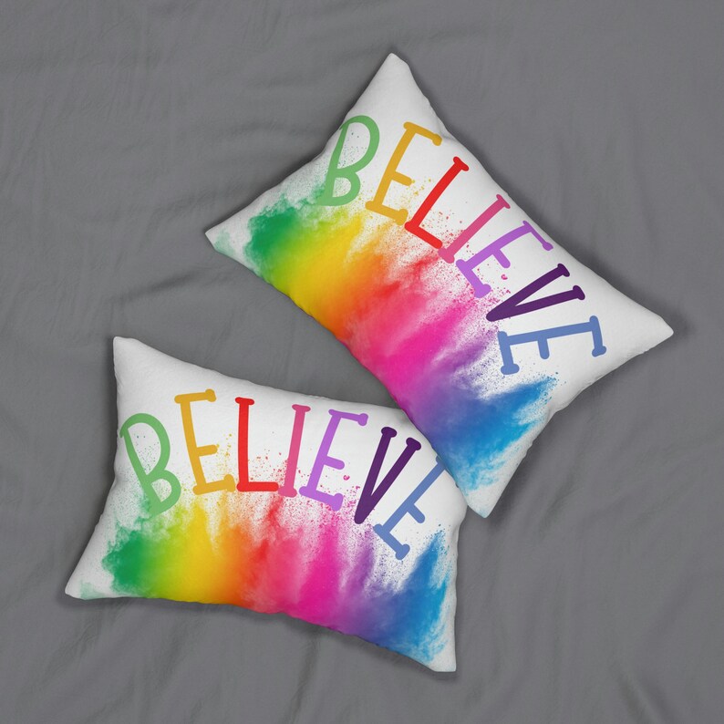 Daily Affirmations Pillow Selfcare Pillow Believe Mental Health Gift