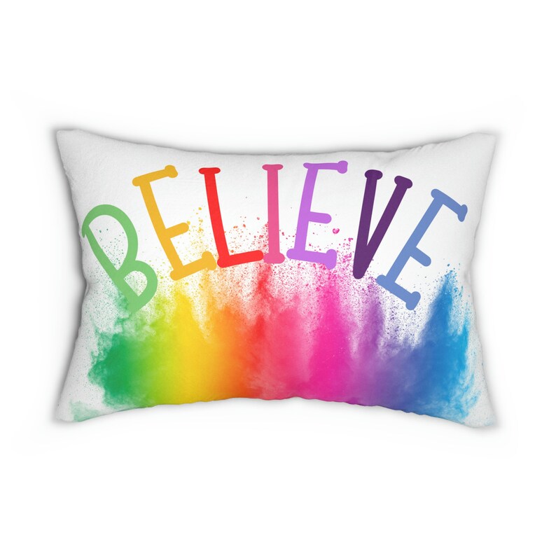 Daily Affirmations Pillow Selfcare Pillow Believe Mental Health Gift