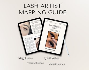 Wimpernzuordnung, Volumen, Wispy, Klassisch, Hybrid Wimpern (Digitaler Download)
