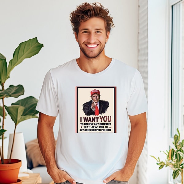 Activist I Want You Anti-Trump T-Shirt – Unisex Statement Tee – Rally Wear – Unique Political Gifts