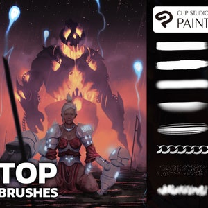 Top Digital painting brushes Clip studio paint
