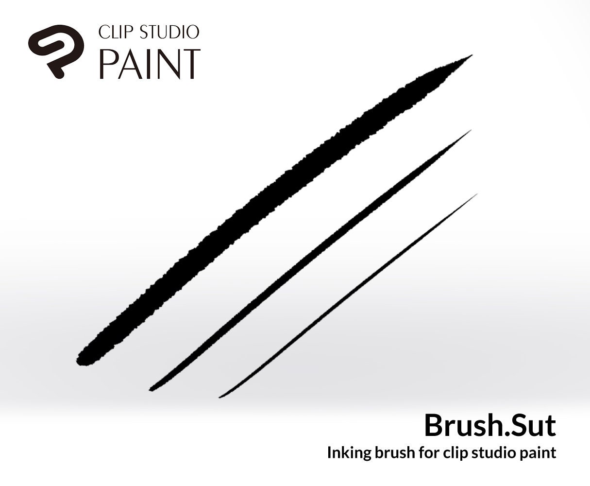 Inking Brush for Manga in Clip Studio Paint - Etsy