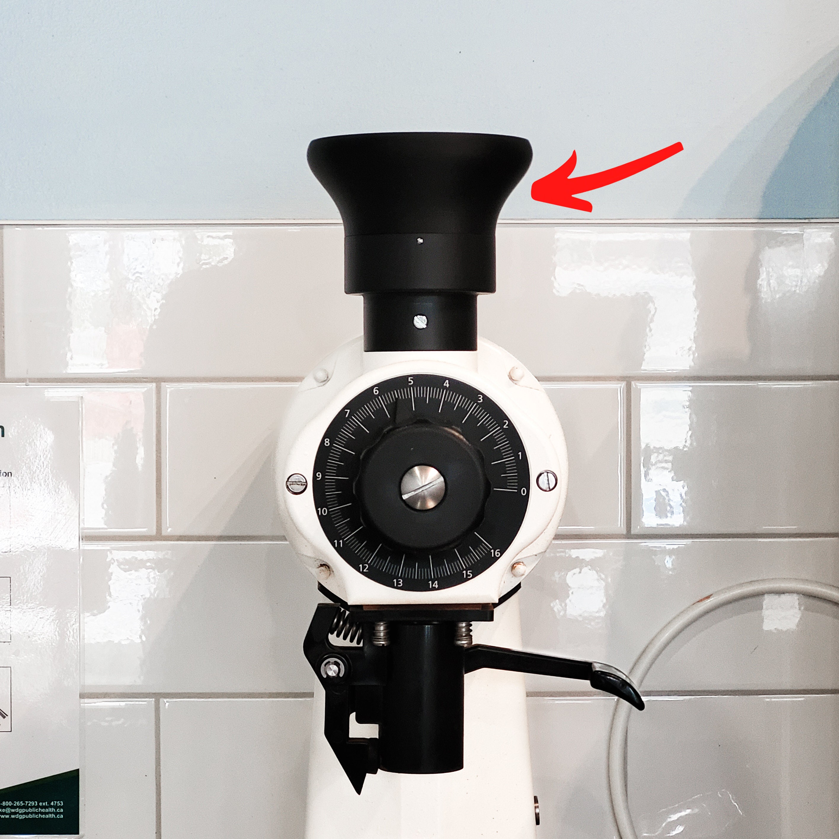 Sleek Low Profile Hopper for Mahlkonig EK43 / Ek43s / K30. (no Lid