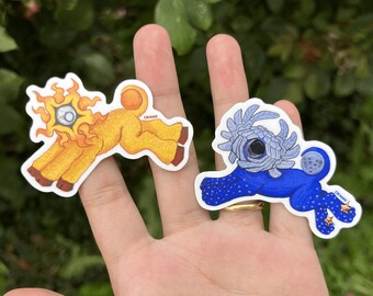 Celestial Wards (Sun and Moon) Sticker Set!