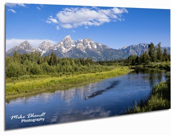 Schwabacher Landing Print Grand Teton National Park Scenic View