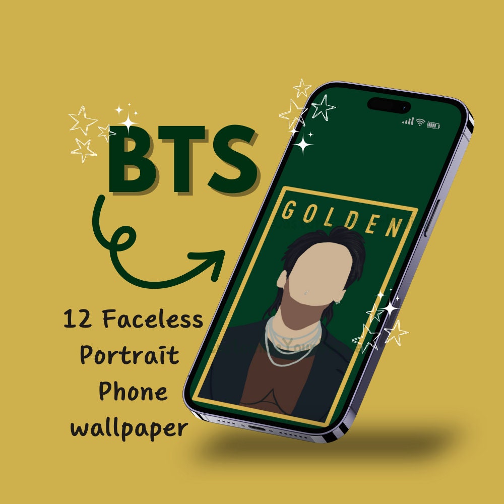 BTS Phone Wallpapers Pack, Faceless Portrait, iPhone Wallpaper, KPOP