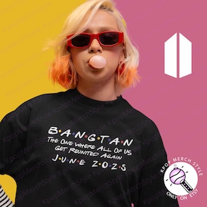 Tshirt Bangtan Friends Style - Gifts for fans - Unisex - Kpop merch - come back