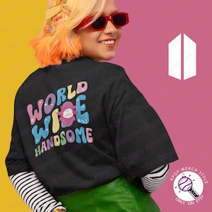 Tshirt beau dans le monde entier - Cadeaux pour les fans de Kpop - Tournée de concerts de produits dérivés