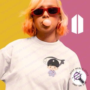 Shirt - Chibi Style - Kpop merch - Premium Unisex - Gifts Fans ARMY - Seokjin Tuna