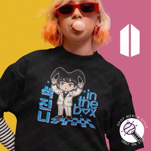 Maglietta SeokJinnie - Stile Chibi - Festa - Regali per i fan del Kpop - Merchandising - Maglietta - Maglietta - Tour di concerti