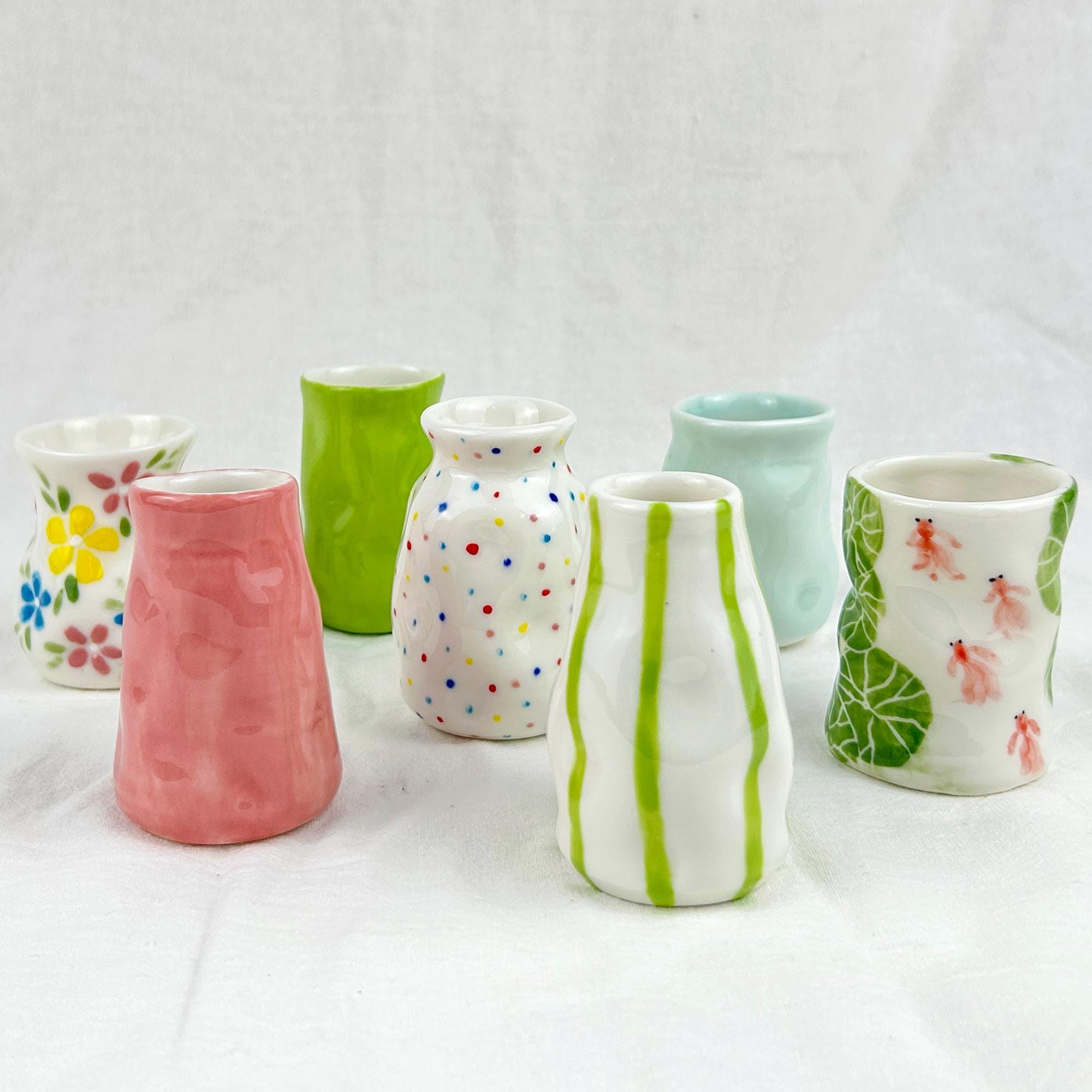 Tiny ceramic vase bottle - Etsy 日本