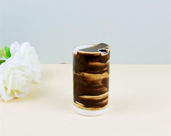 Handmade Ceramic Travel Mug: Personalized Coffee Cup with Lid