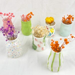 Unique Miniature Vase Desk Decor Gifts for Mom, Water Plant Vase, Glass Flower Vase, Desktop Mini Vase, Vase for Grandma, Mother’s Day Gift