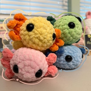 Pocket Axolotl Crochet Plush