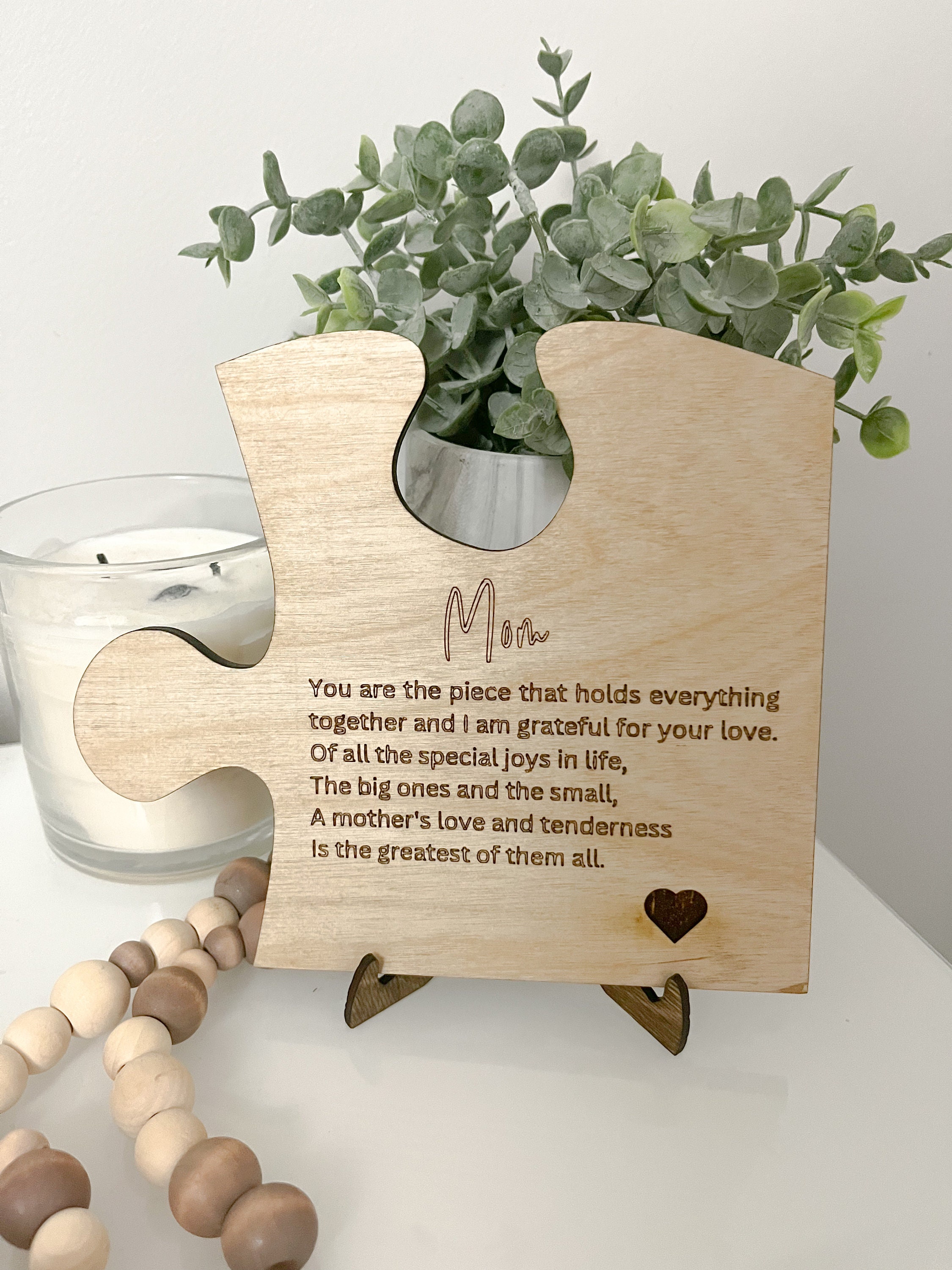 Mom Jigsaw Puzzle SVG Tested Mothers Day Gift Etsy Canada