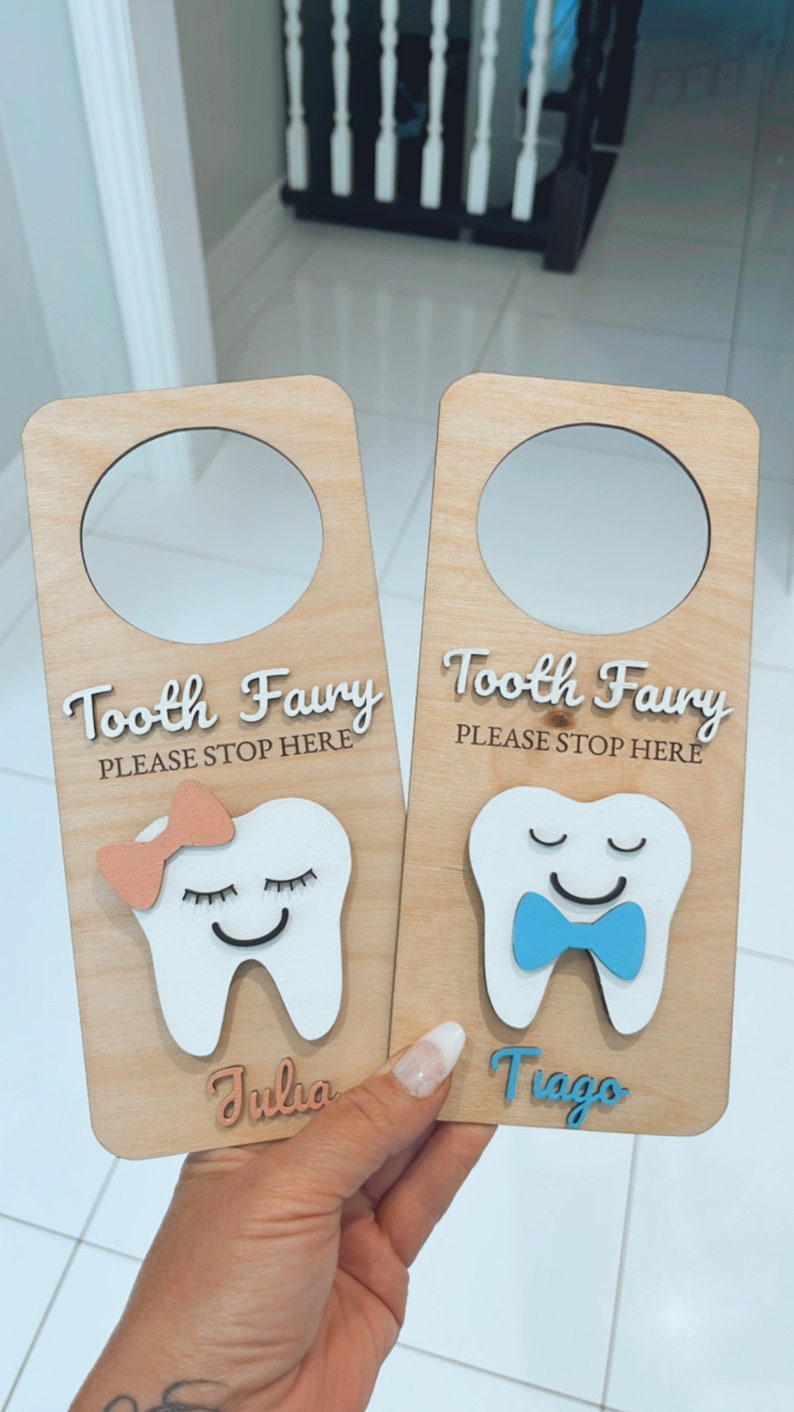 Tooth Fairy Money Holder Cut File SVG| Tooth Fairy Door Hanger | Tooth ...