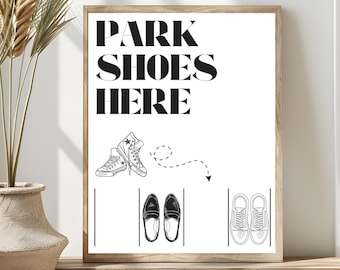 Druckbar bitte entfernen Schuhe Zeichen , digitaler Download Parken Sie Ihre Schuhe hier Zeichen , Instant Download 8 x 10 Zuhause oder Büro Schuhe ausziehen bitte