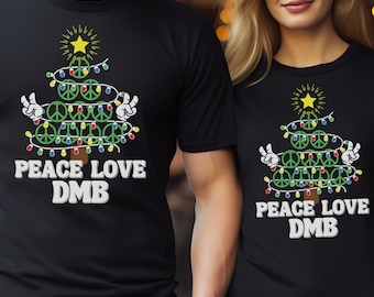 Frieden Liebe DMB Weihnachten Digitaler Download Dave Fabrice Weihnachten Sofortiger Download DMB Weihnachten PNG Druckbare Familie passende T-Shirts