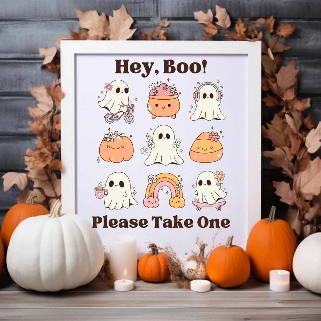 Please Take One Two Halloween Printable , Digital Download Trick or ...