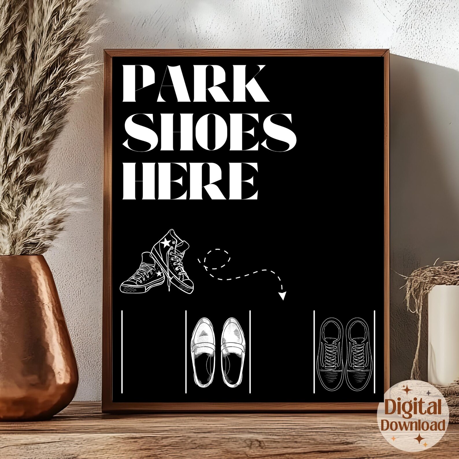 Printable Please Remove Shoes Sign , Digital Download Park Your Shoes ...