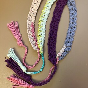 Crochet Bookmark | bookmark with tassel | book lover gift