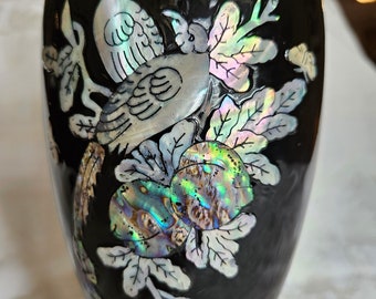 Mother of Pearl Vase,