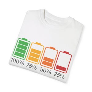 Batteries Charging - Garment-Dyed T-shirt
