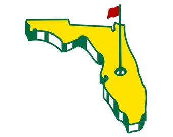 Florida Masters Golf Logo Downloadable PNG, SVG, and JPG Files