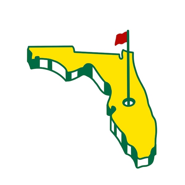 Florida Masters Golf Logo Downloadable PNG, SVG, and JPG Files