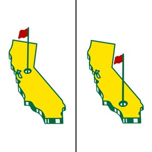 Northern and Southern California Masters Golf Logo Downloadable png, svg, eps, and jpg Files
