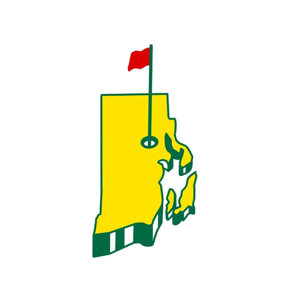 Rhode Island Masters Golf Logo Downloadable PNG, SVG, and JPG Files