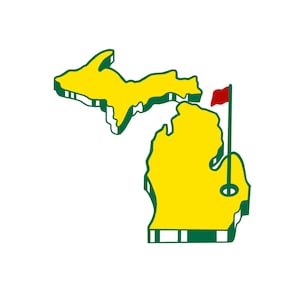 Michigan Masters Golf Logo Downloadable PNG, SVG, and JPG Files