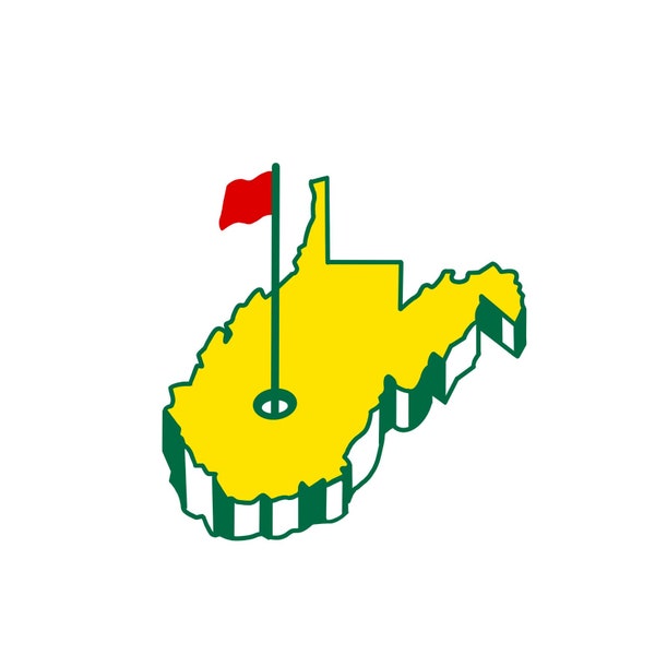 West Virginia Masters Golf Logo Downloadable PNG, SVG, and JPG Files