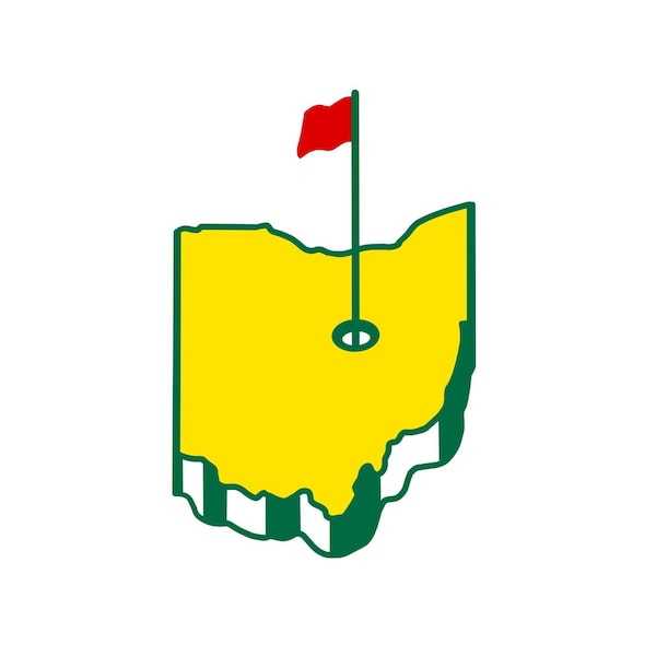 Ohio Masters Golf Logo Downloadable PNG, SVG, and JPG Files