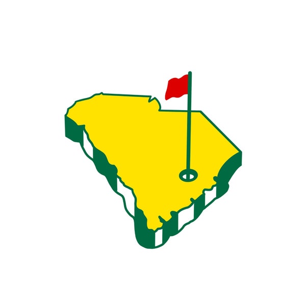South Carolina Masters Golf Logo Downloadable PNG, SVG, and JPG Files