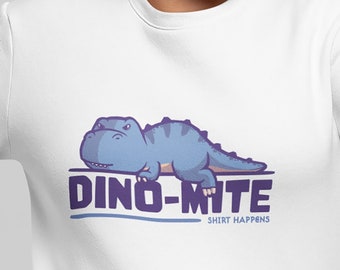 Sudadera Dino-mite / Sudadera de dinosaurio divertido / Sudadera de dinosaurio lindo / Sudadera gráfica / Ropa / Envío gratuito a EE. UU. Más de 35USD