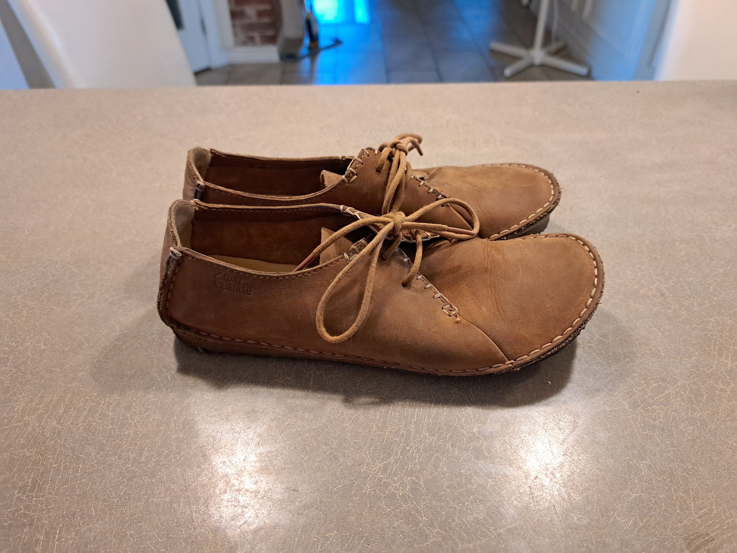 aIDS mangel Kridt Original Clarks Shoes in Brown Vintage Leather Size 9 for - Etsy Australia