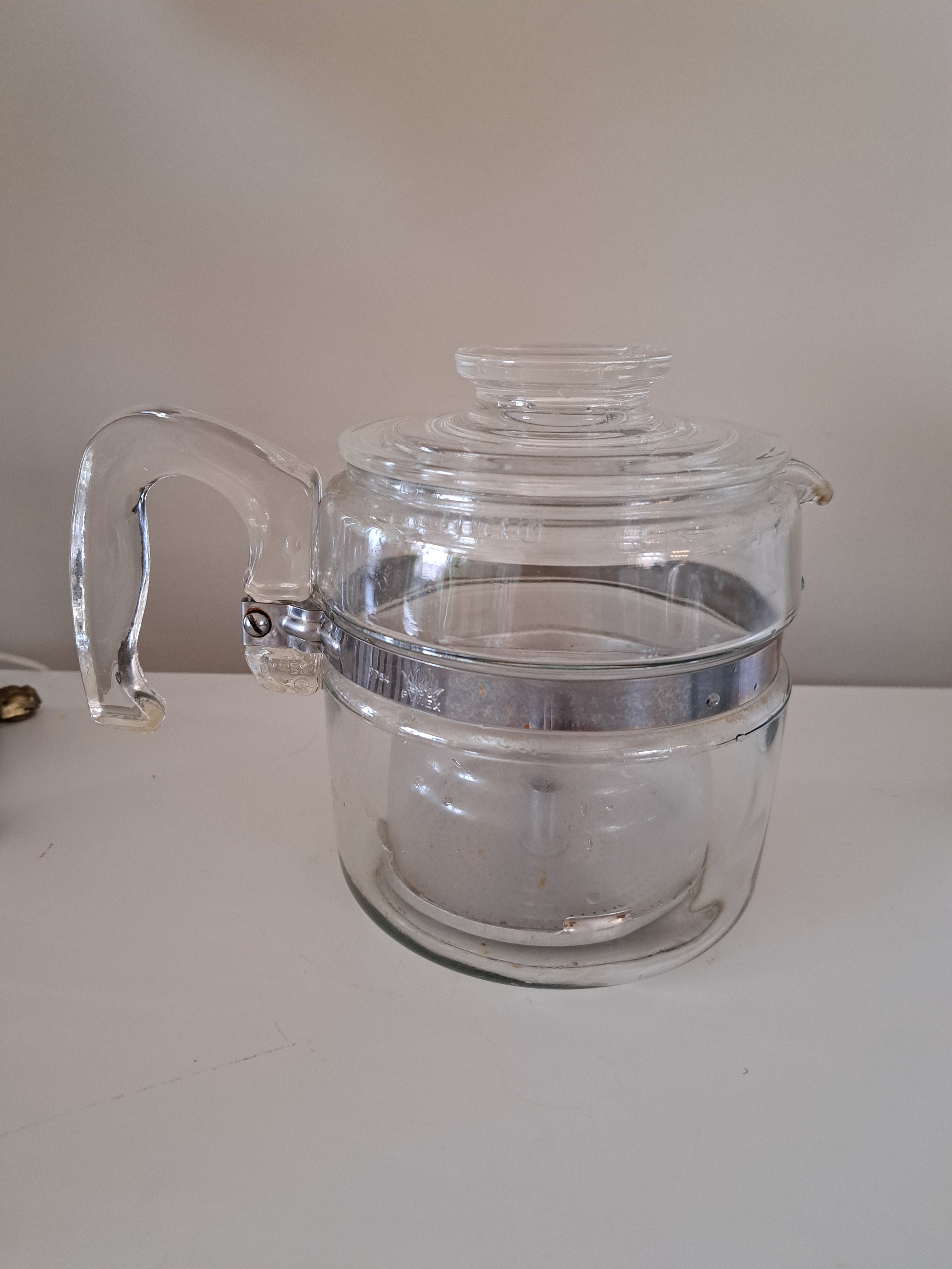 VINTAGE Corning Pyrex Flameware 4 cup Percolator Coffee Pot:  Other Products: Home & Kitchen