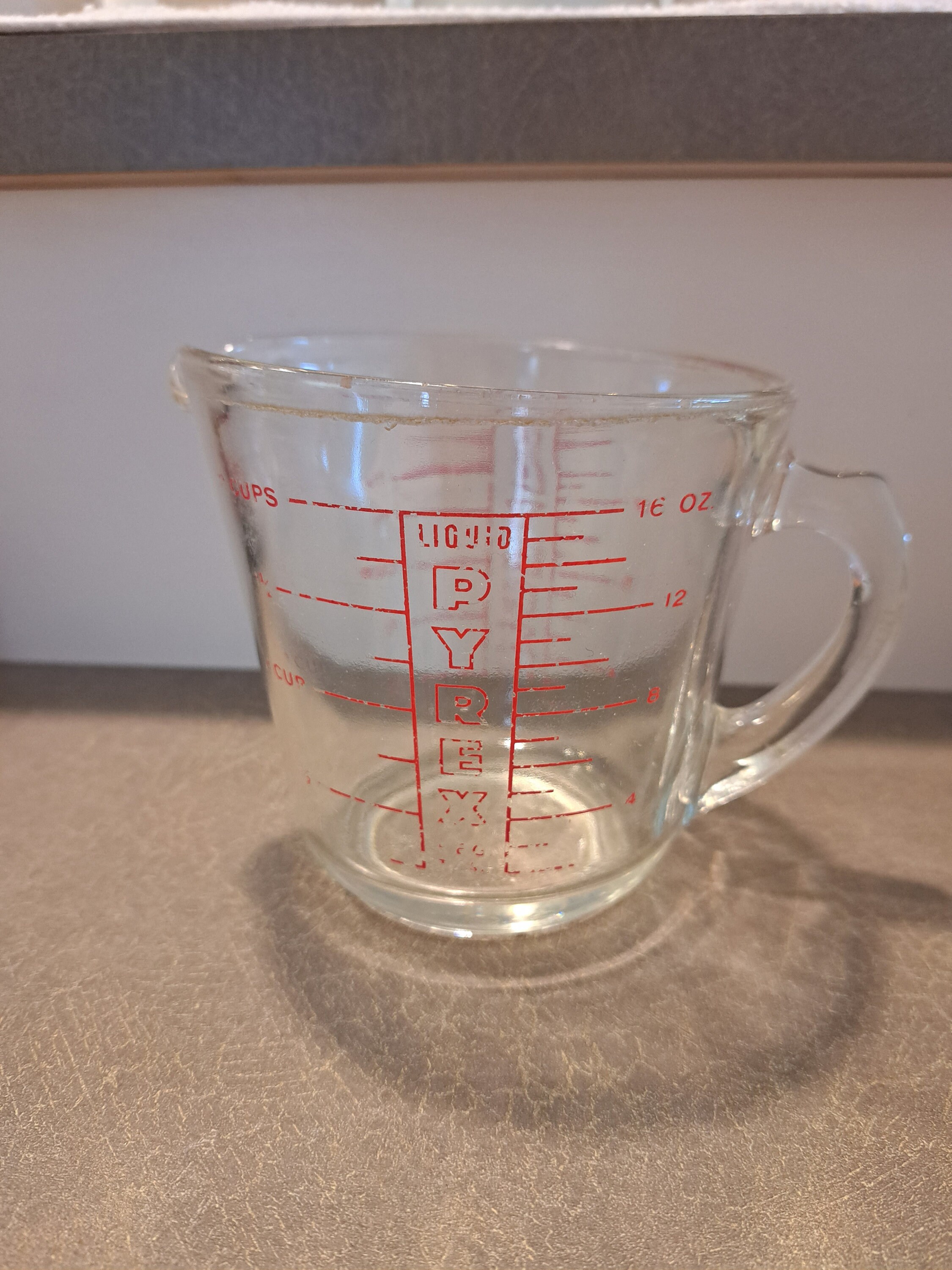 Pyrex 4 Cup 32 Oz 1 L Metric Glass Microwavable Mixing Measuring Cup USA  Made