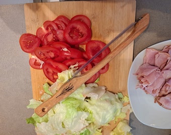 Vintage wooden bread knife